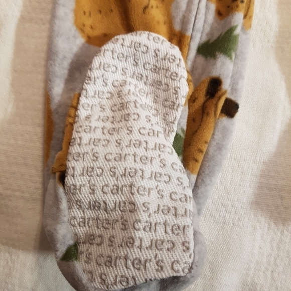 Carters 18 months fleece pajama footie - Picture 4 of 4
